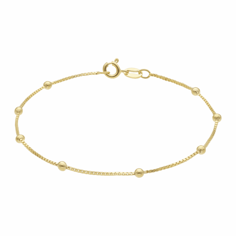 Zilveren goldpalted armband venetiaan bol